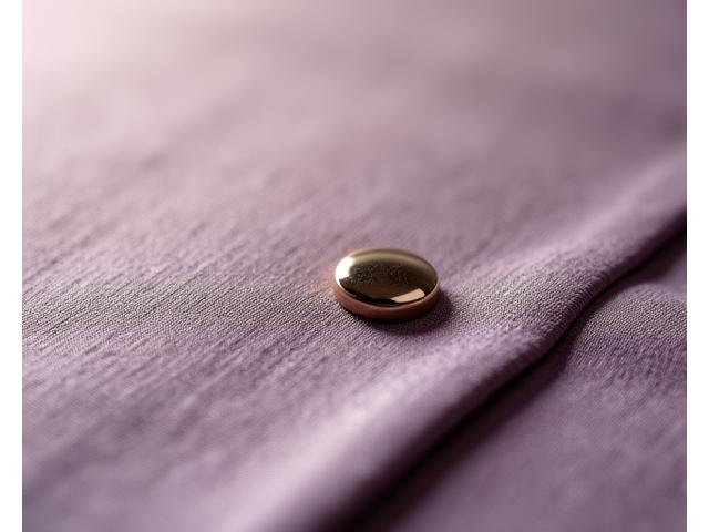 Makabilang detalyadong larawan ng isang magnetic closure sa isang eleganteng damit.