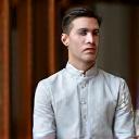 Photo of Dr. Liam O'Connell, an international visitor wearing a modern barong.